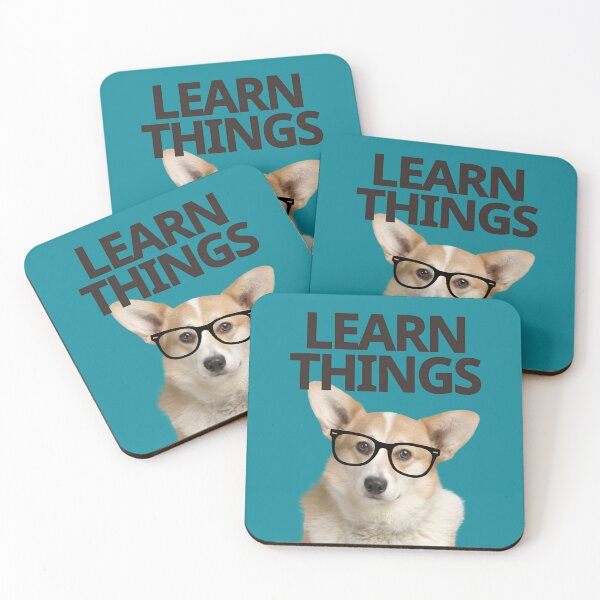 Item preview,  Learn Things Corgi Dog designed and sold by FlippinTurtles.