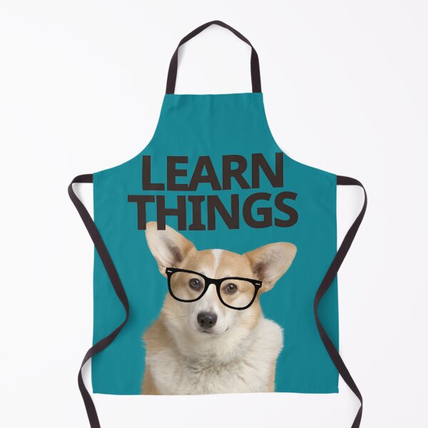 Item preview, Learn Things Corgi Dog designed and sold by FlippinTurtles.
