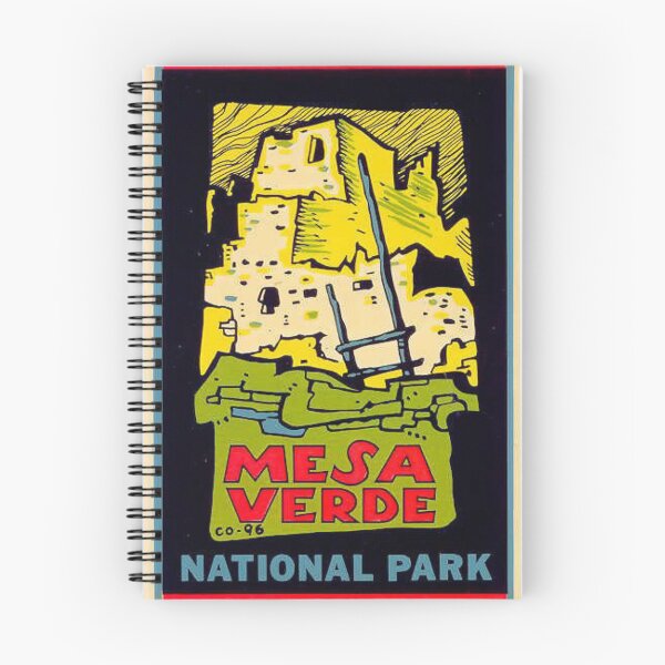 Item preview, Vintage Mesa Verde National Park Retro Travel Decal Colorado designed and sold by MeLikeyTees.