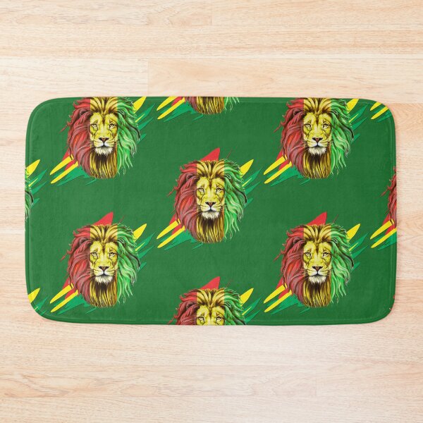 Aperçu de l'œuvre Lion Sion Rasta Reggae Art créée et vendue par MYZAK HRM.