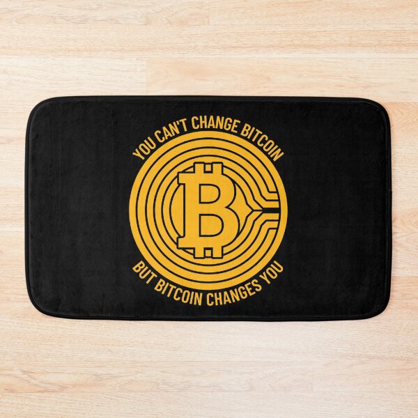 Item preview, You can't change bitcoin but bitcoin changes you designed and sold by Bitcoin-Fashion.
