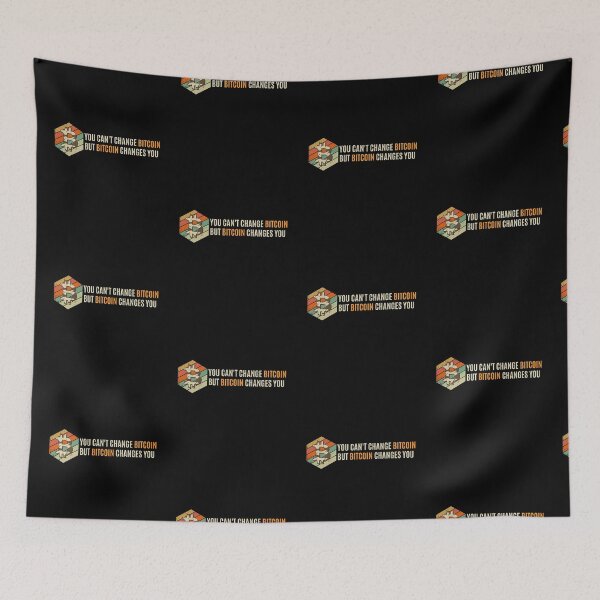 Item preview, Copy of Copy of You can't change bitcoin but bitcoin changes you designed and sold by Bitcoin-Fashion.