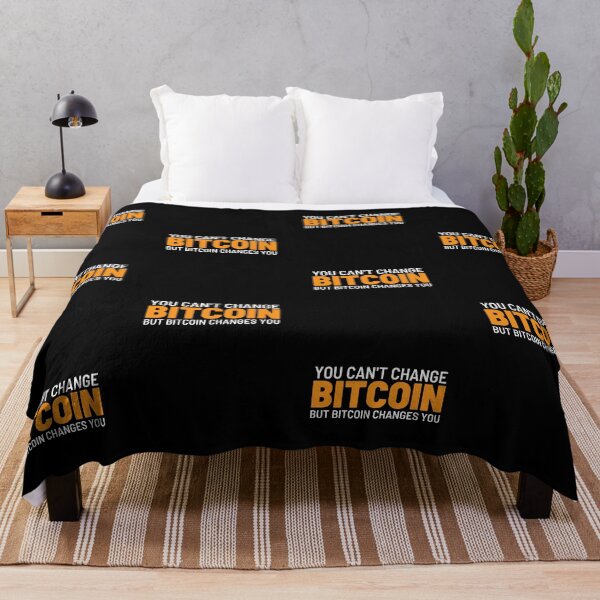 Item preview, You can't change bitcoin but bitcoin changes you designed and sold by Bitcoin-Fashion.
