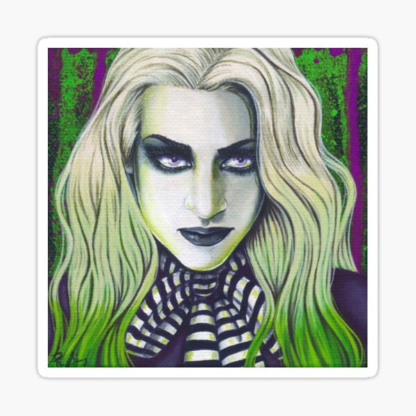 Ghoul Gothic Portrait Sticker