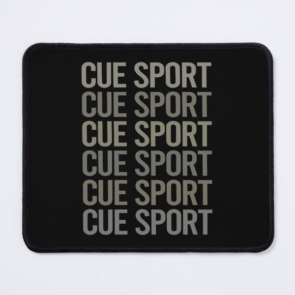 Item preview, Gray Text Art Cue Sports designed and sold by StoreCalamity.