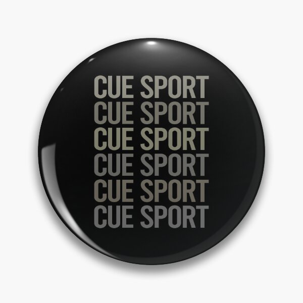Item preview, Gray Text Art Cue Sports designed and sold by StoreCalamity.
