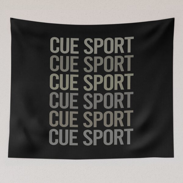 Item preview, Gray Text Art Cue Sports designed and sold by StoreCalamity.