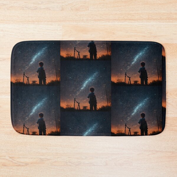 Item preview, a boy standing starring into the milkyway designed and sold by ElMafioso1000.