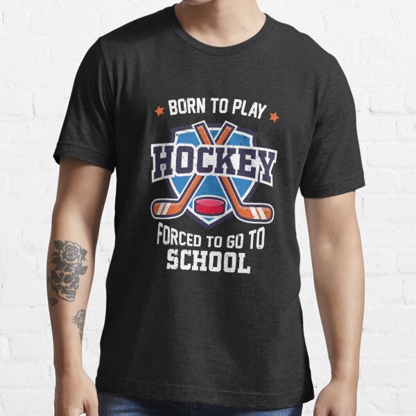 Born To Play Hockey Shirt Vintage Ice Hockey' Men's T-Shirt