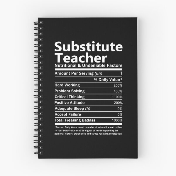 Item preview, Substitute Teacher T Shirt - Nutritional And Undeniable Factors Gift Item Tee designed and sold by alishabvrstella.