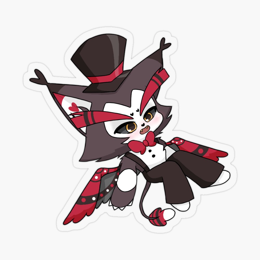 Chibi Husk Hazbin Hotel | Sticker