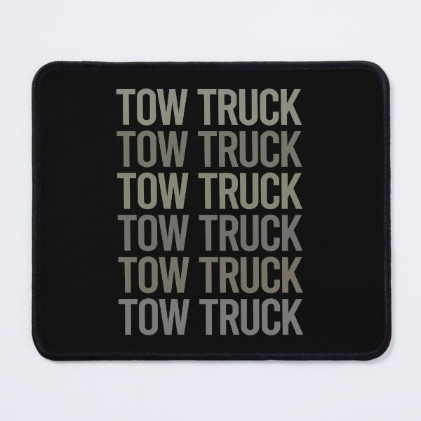 Item preview, Gray Text Art Tow Truck Trucks designed and sold by StoreCalamity.