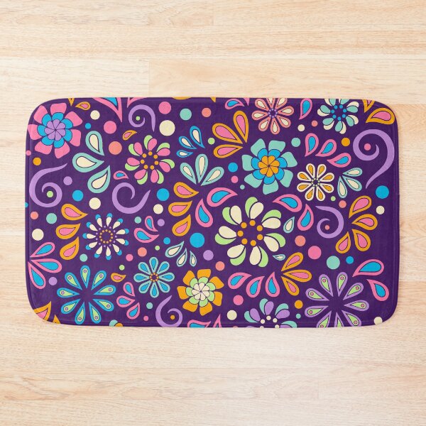 Item preview, Retro Paisley Flower Power Bohemian Hand Drawn Art designed and sold by Alondra.