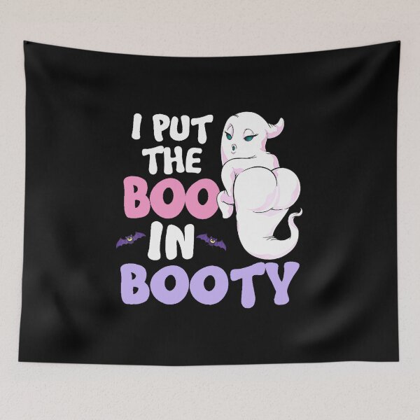 Item preview, I Put The Boo In Booty Funny Halloween Sexy Ghost Gift designed and sold by SpookySeasonTee.
