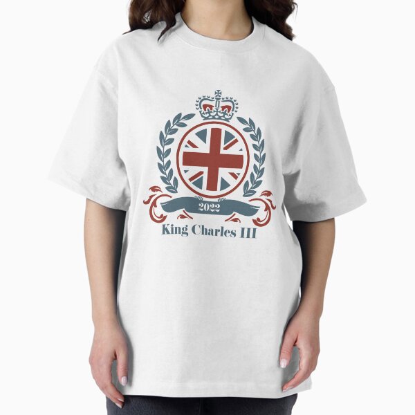King Charles III 2022 - Prince Charles becomes King Charles III after the death of the Queen. Oversized T-Shirt
