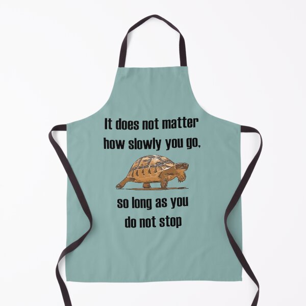 Item preview, It Does Not Matter How Slowly You Go Tortoise Motivational Quote designed and sold by taiche.