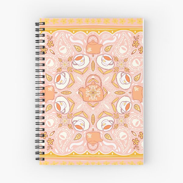 Item preview, Peachy Tea Party Bandana Scarf designed and sold by RDevane.