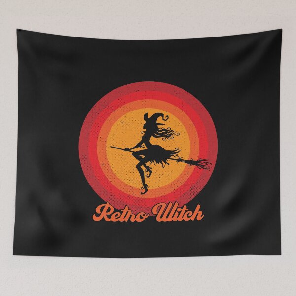 Item preview, Retro Witch At Halloween Nightmare designed and sold by Rayleigh.