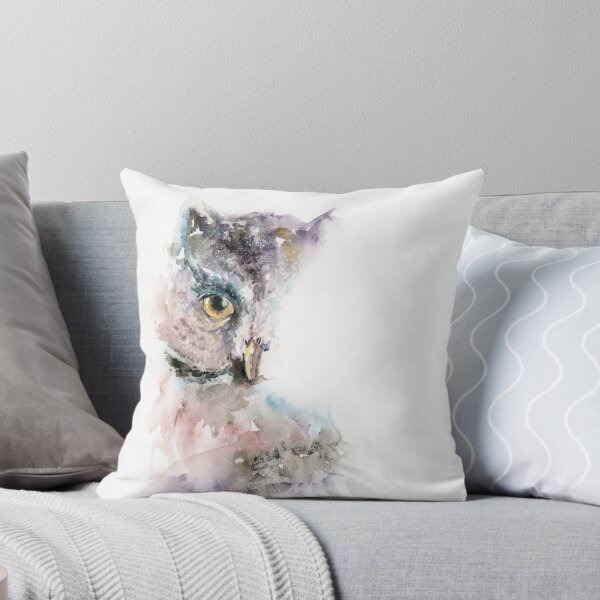 Item preview, The Rest of the Owl Watercolor Painting designed and sold by Valerie Englehart.