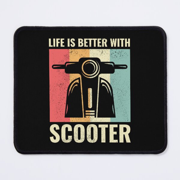 Item preview, Scooter Rider Scootering Motorcycle Vintage Retro designed and sold by CuteDesigns1.