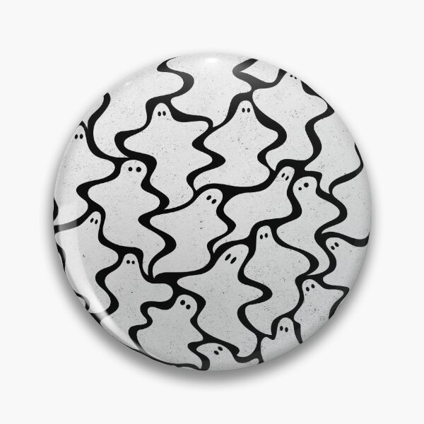 Item preview, Ghosts Pattern Black designed and sold by Etienne Ranc.
