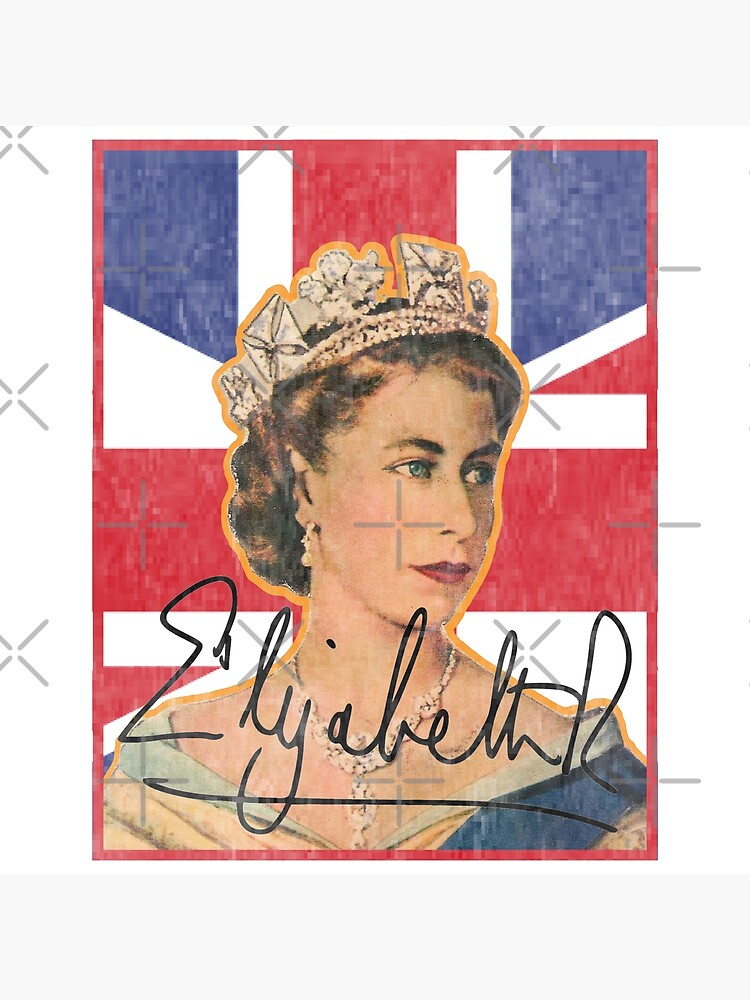 Adesivo Decalcomania Vinile Queen Elizabeth Ritratto Auto Laptop - Foto 5