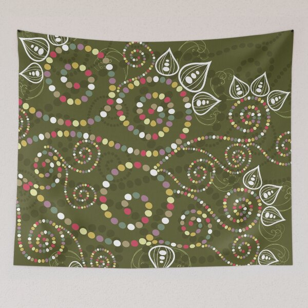 Item preview, Boho Ethnic Spiral Dreams © fatfatin designed and sold by fatfatin.