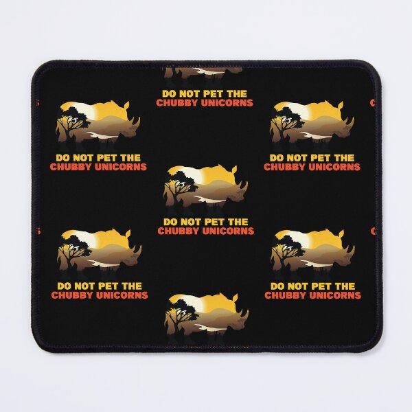 Item preview, Do Not Pet The Chubby Unicorns designed and sold by aaronbolser.