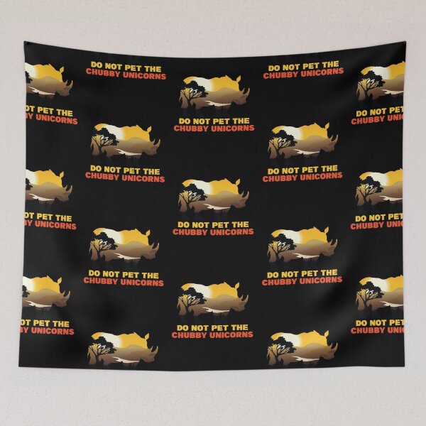 Item preview, Do Not Pet The Chubby Unicorns designed and sold by aaronbolser.