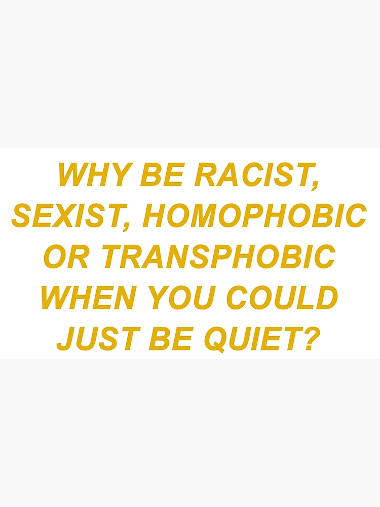 Thumbnail 3 of 3, Poster, Why Be Racist Pride designed and sold by junlight.