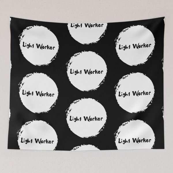 Item preview, Light Worker | Black Text on White | High Vibrational | About Light Workers designed and sold by FrequencyV.