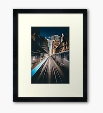 railway station Framed Print