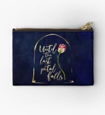 Until the last petal falls. Beauty and the Beast. Studio Pouch