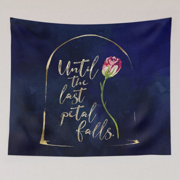 Item preview, Until the last petal falls. Beauty and the Beast. designed and sold by literarylifeco.