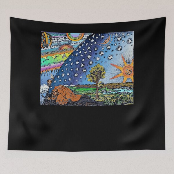 Item preview, Flammarion Woodcut Flat Earth Design designed and sold by EthanMoneypenny.