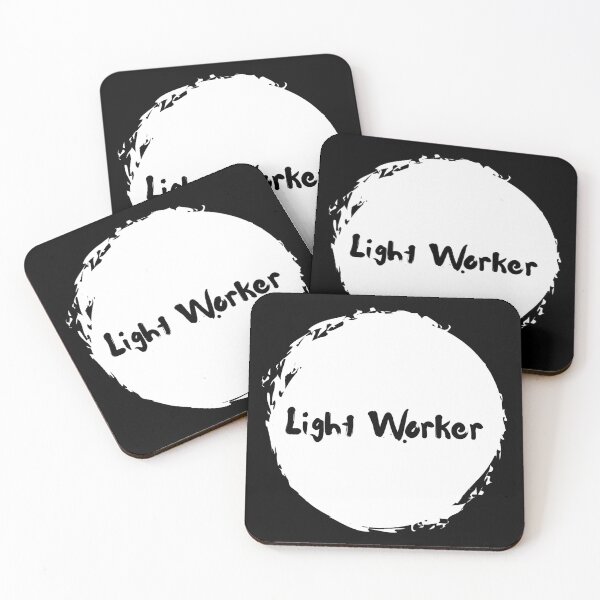 Item preview, Light Worker | Black Text on White | High Vibrational | About Light Workers designed and sold by FrequencyV.