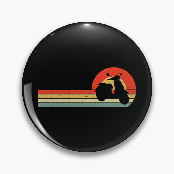 Artikelvorschau, Rollerfahrer Scootering Motorrad Vintage Retro entworfen und verkauft von CuteDesigns1.