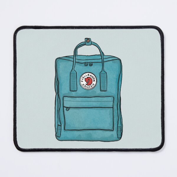 Item preview, Aesthetic Backpack School Bag Pastel Blue Green designed and sold by northernhugs.
