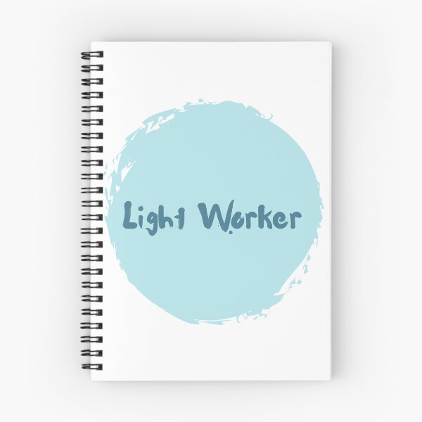 Item preview, Light Worker | Blue Text on Aqua | High Vibrational | About Light Workers designed and sold by FrequencyV.