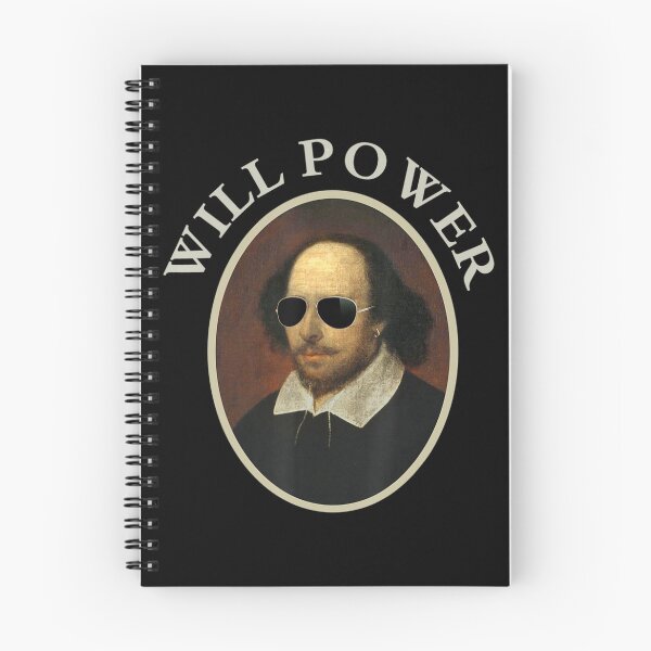 Item preview, William Shakespeare Will Power Art-Positive Quote designed and sold by HildaLin.