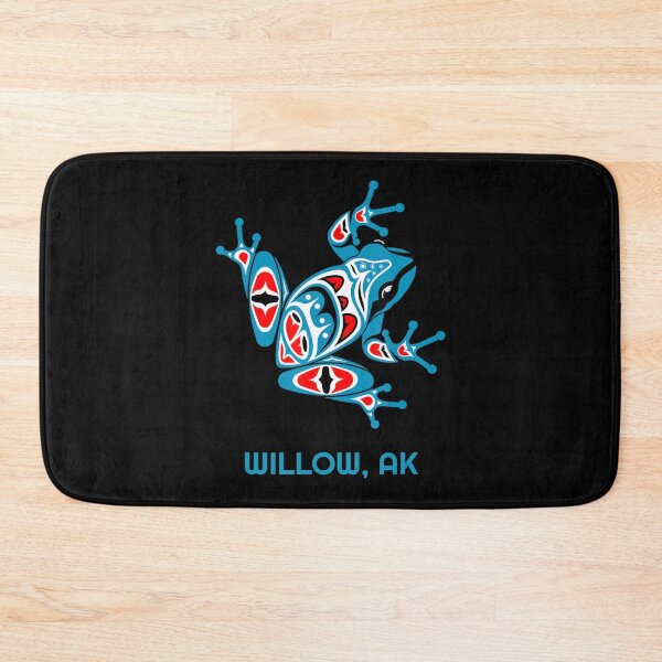 Item preview, Willow Alaska Red Blue Frog Pnw Indian Art Native American designed and sold by HildaLin.