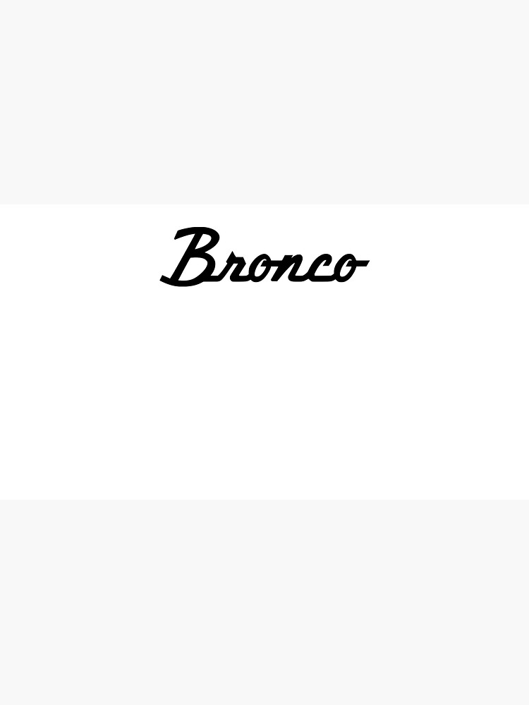 Ford Bronco Hat - Blue & Black Script Logo