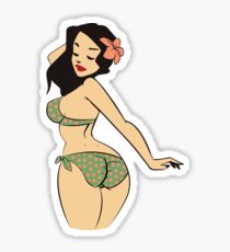 Beach Girl Sticker