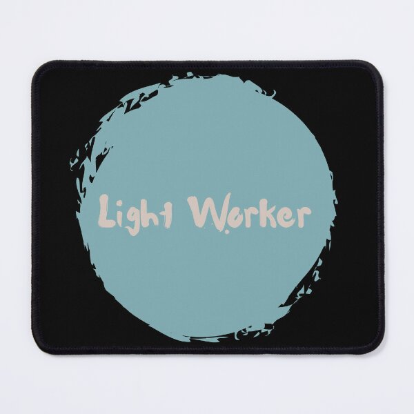 Item preview, Light Worker | Grey Text on Teal | High Vibrational  designed and sold by FrequencyV.