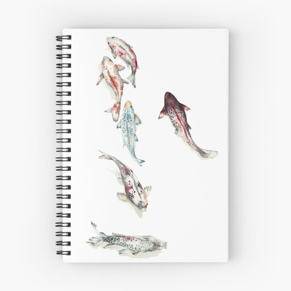Item preview, Koi Fish Watercolor designed and sold by Goosi Art.