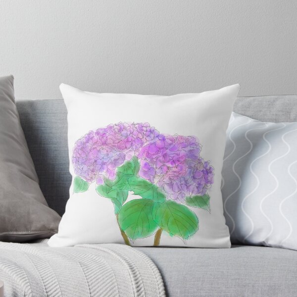 Item preview, 2 purple and pink hydrangeas  designed and sold by SelenePaintings .