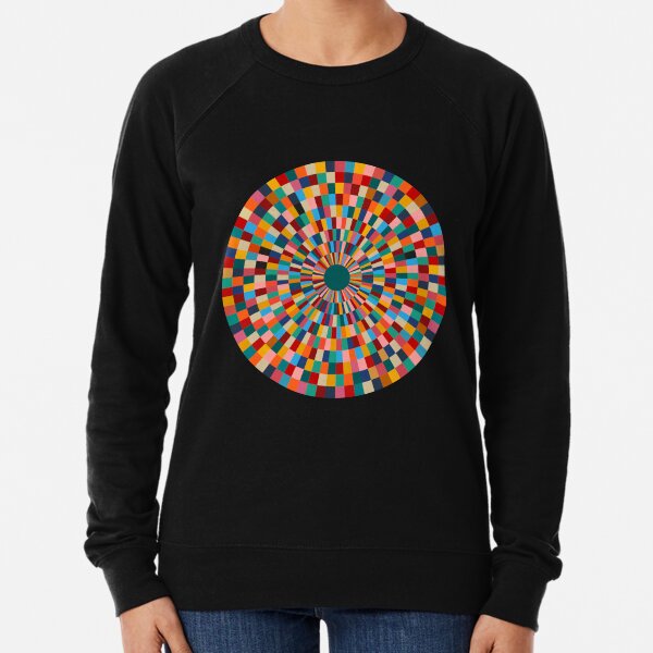 Color Op Art Lightweight Sweatshirt