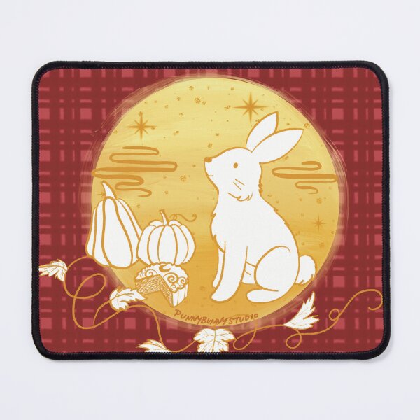 Item preview, Mooncake X Pumpkin Pie Bunny designed and sold by punnybunnystudio.