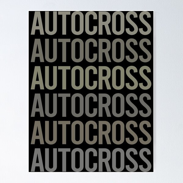 Item preview, Gray Text Art Autocross designed and sold by StoreCalamity.