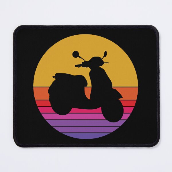 Item preview, Scooter Rider Scootering Motorcycle Vintage Retro designed and sold by CuteDesigns1.